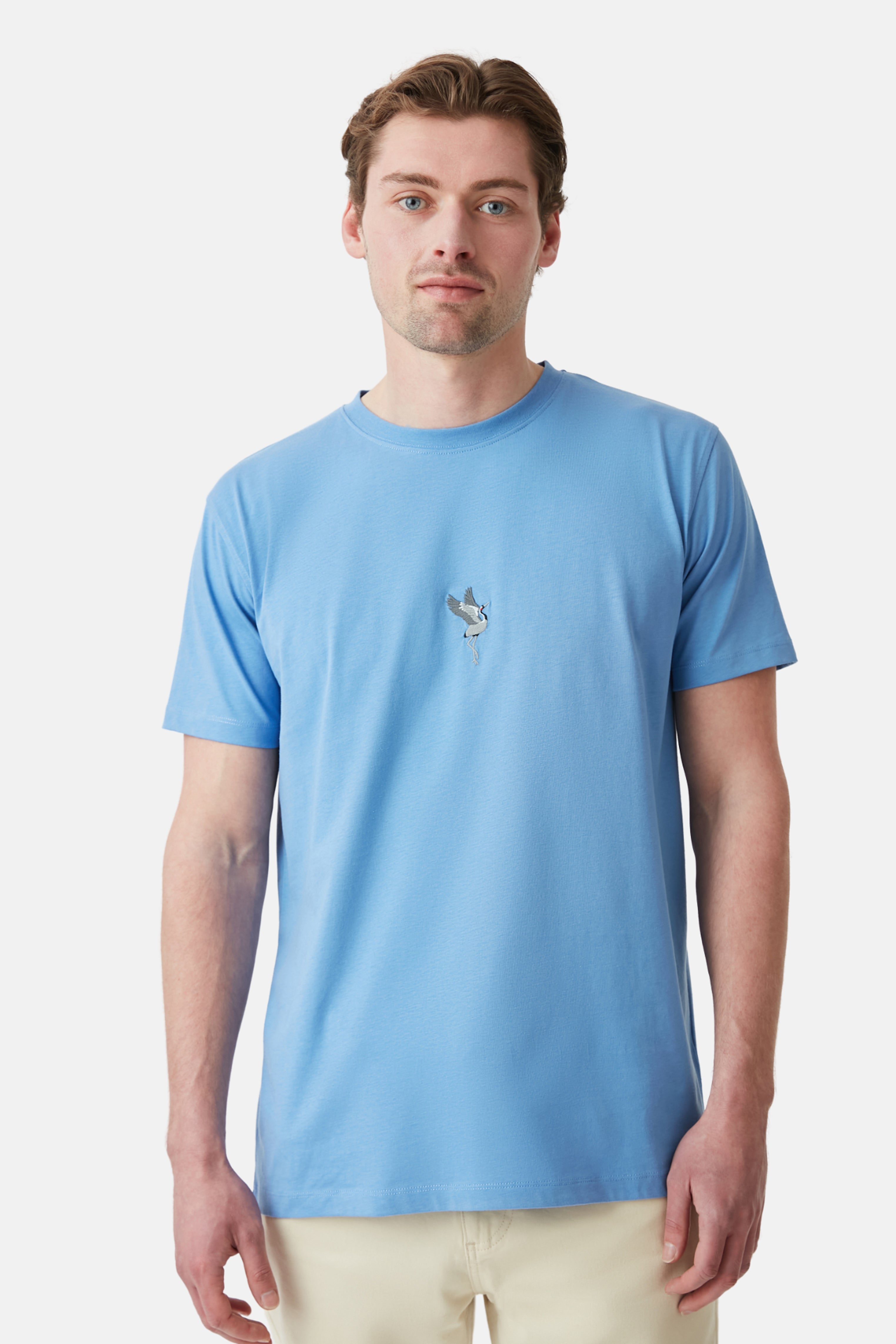 Nachhaltiges T-Shirt mit Vogel-Motiv in Navy | WWF
