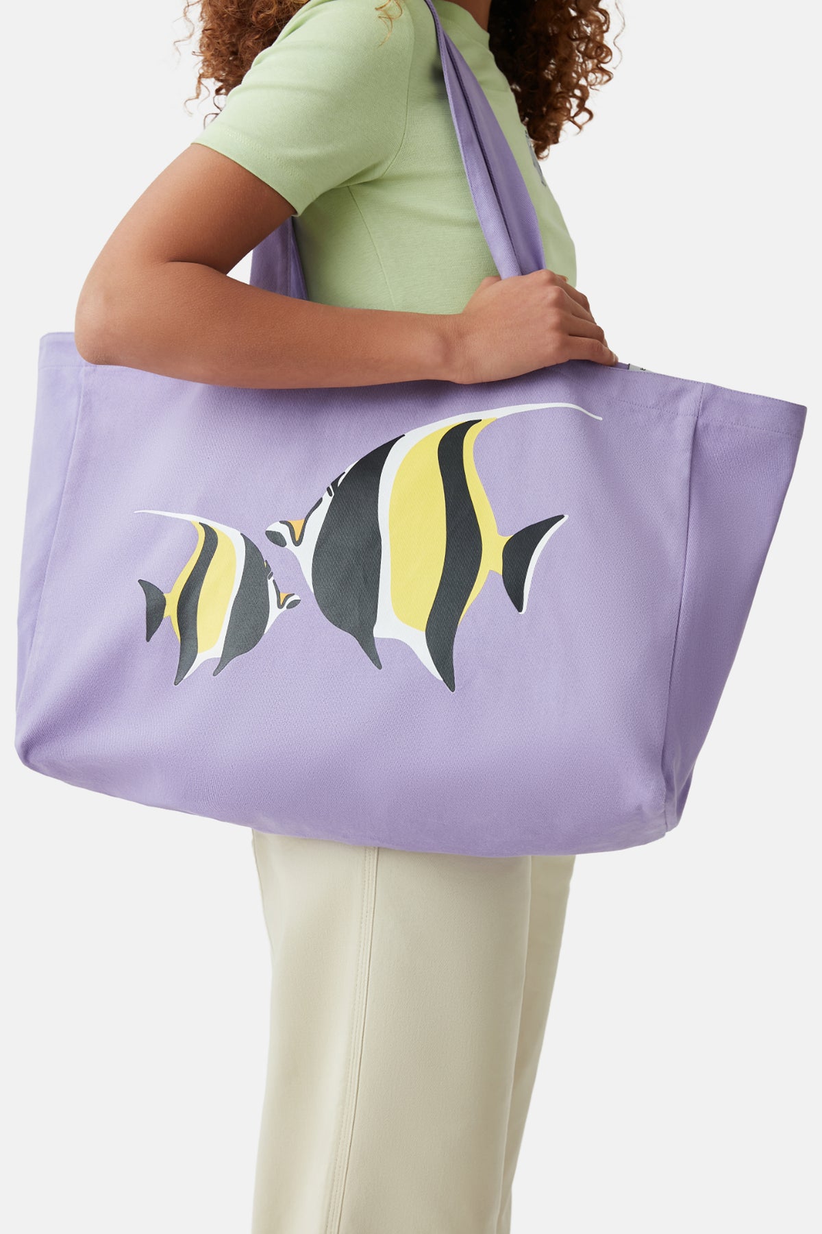 Reflect Studio // Strandtasche // Fisch // Flieder