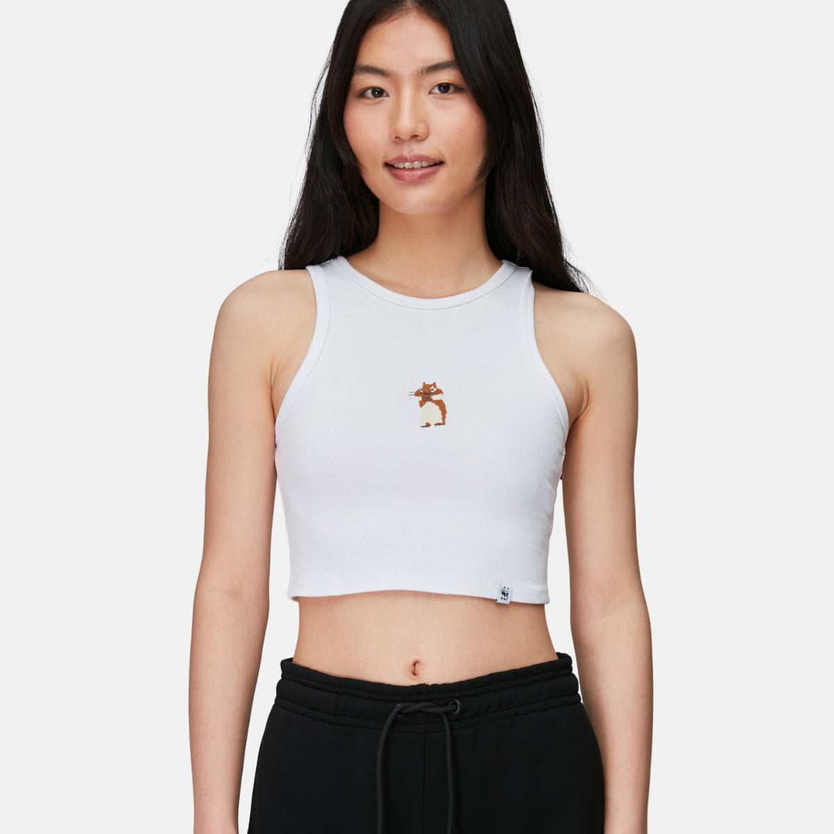 Reflect Studio // Frauen Tank Top // Eichhörnchen // Weiß