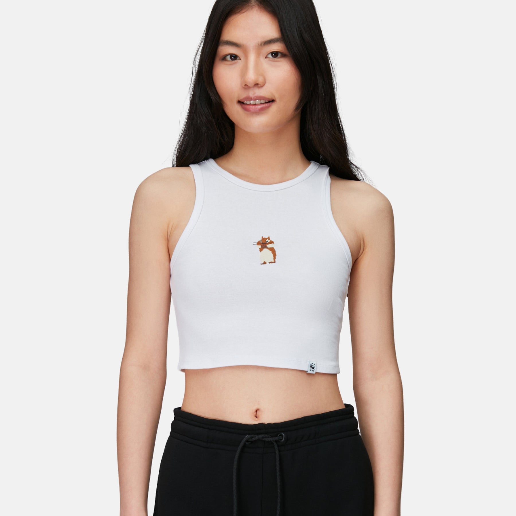 Reflect Studio // Frauen Tank Top // Eichhörnchen // Weiß
