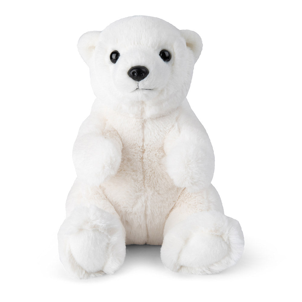 WWF ECO Plüschtier // Eisbär sitzend // Weiß // 23 cm