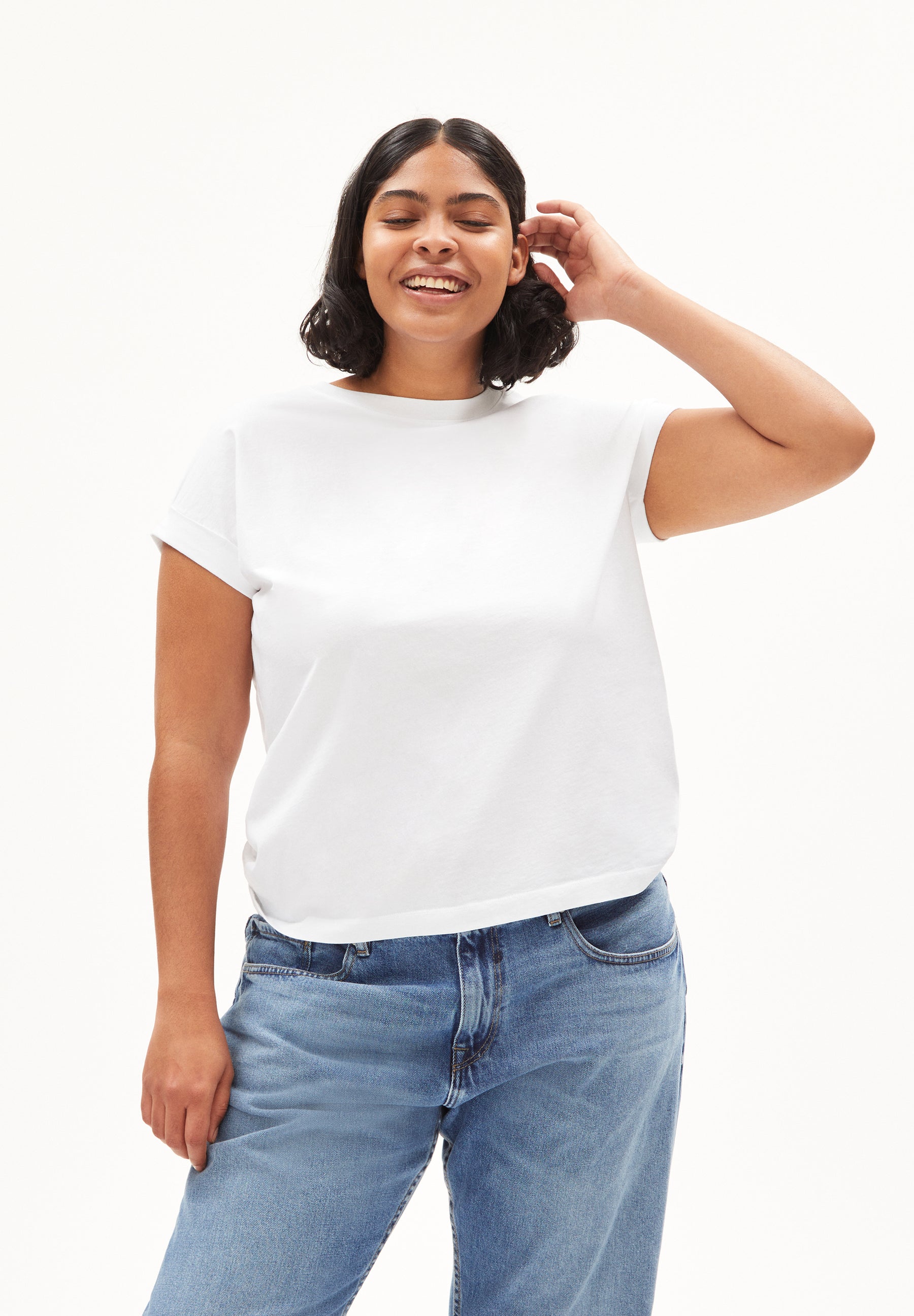 Armed Angels // IDAARA T-Shirt Woman // White