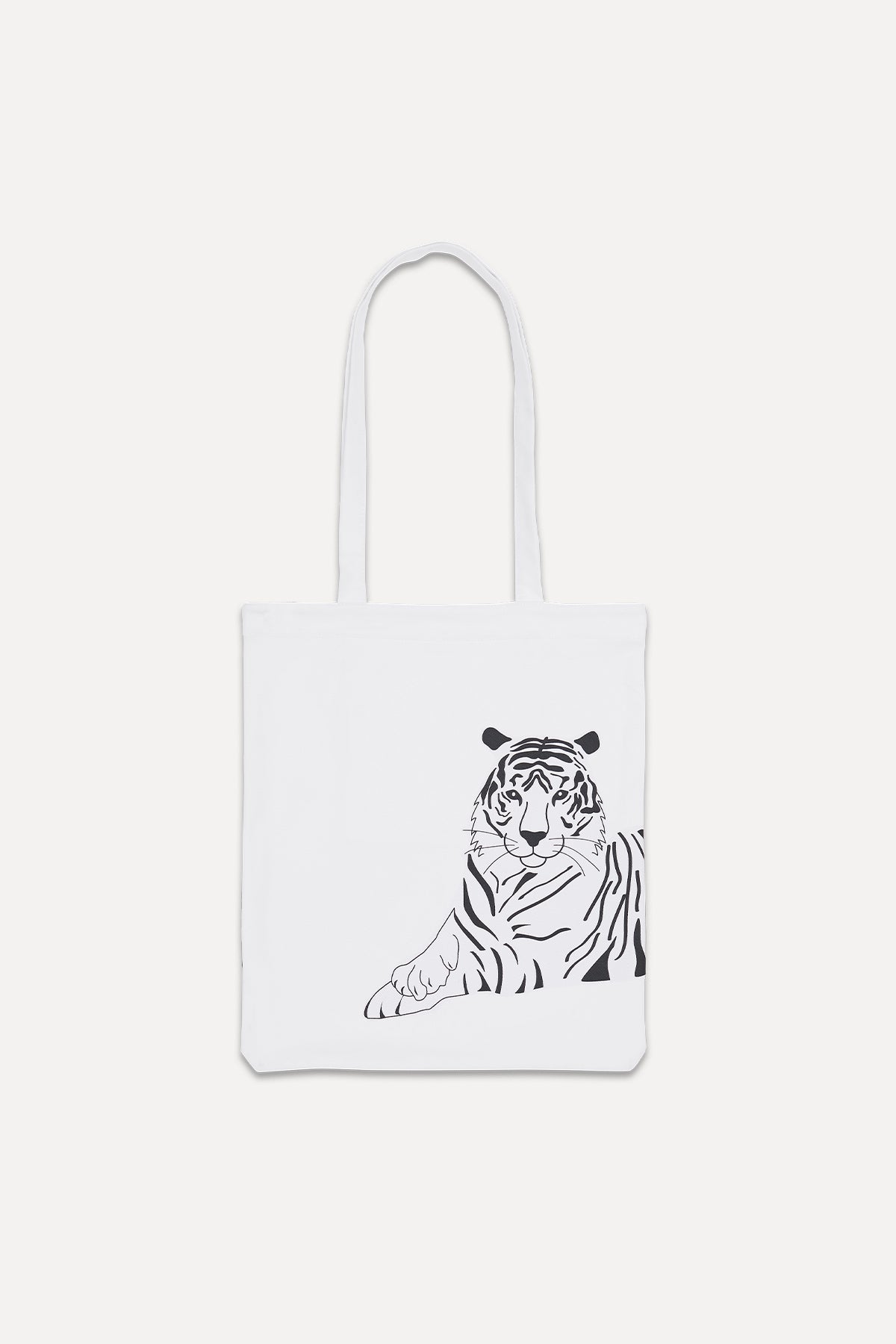 Reflect Studio // Jutebeutel // Tiger // Weiß
