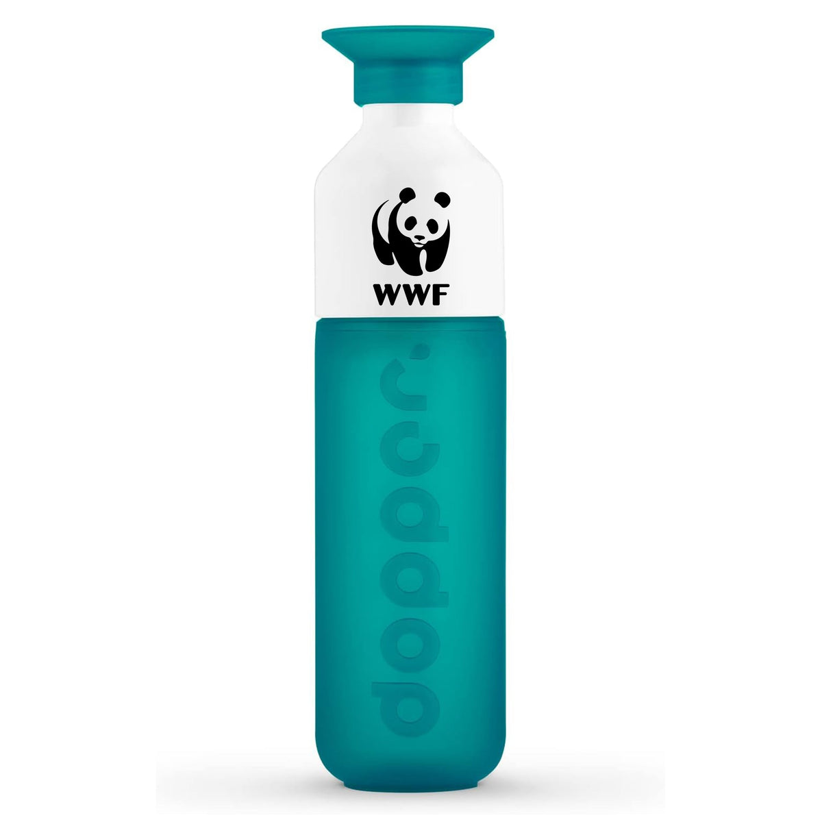 Dopper Original Trinkflasche mit WWF Logo (450 ml) // Tidal Teal
