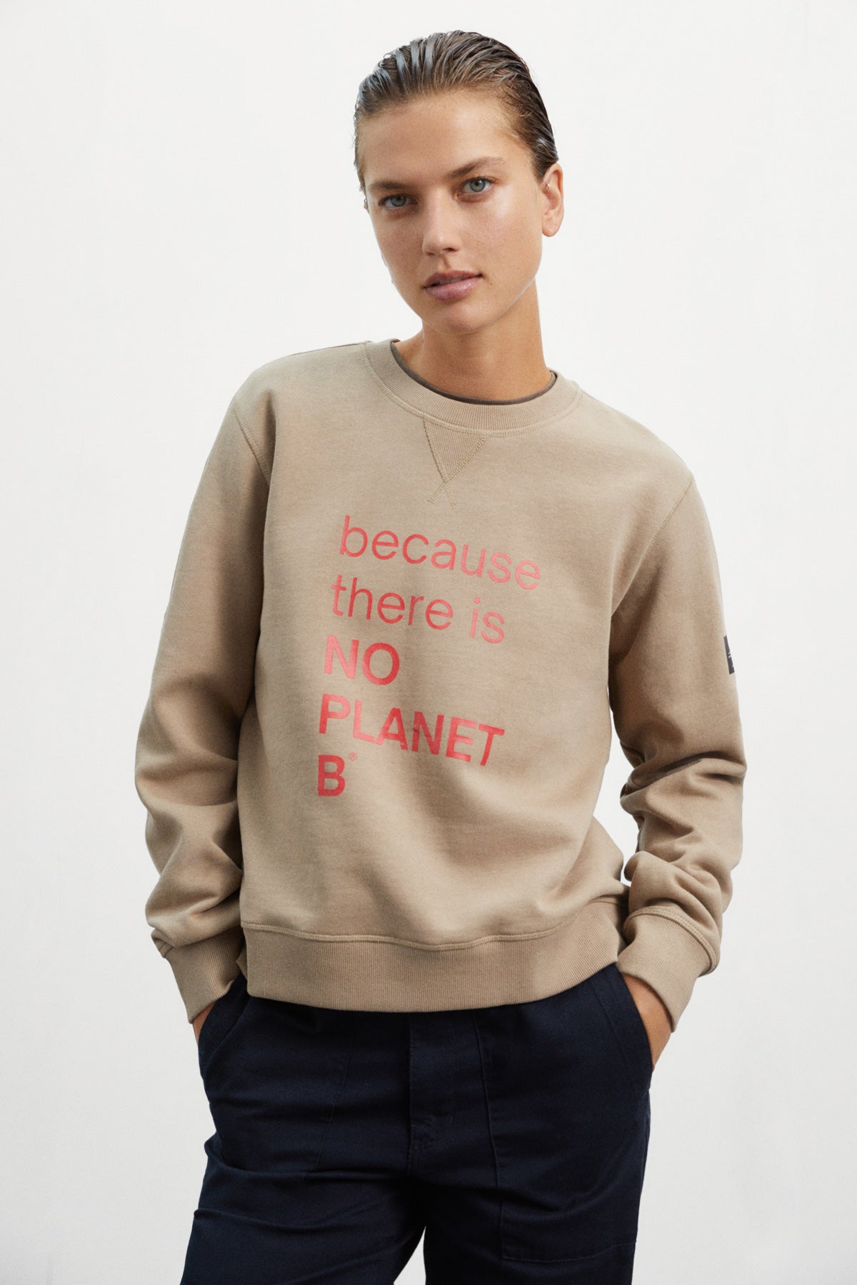 Ecoalf // Sweatshirt Woman // Dublinalf // Desert