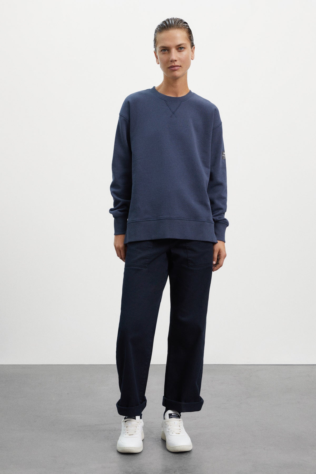Ecoalf // Galwayalf Sweatshirt Woman // Deep Navy