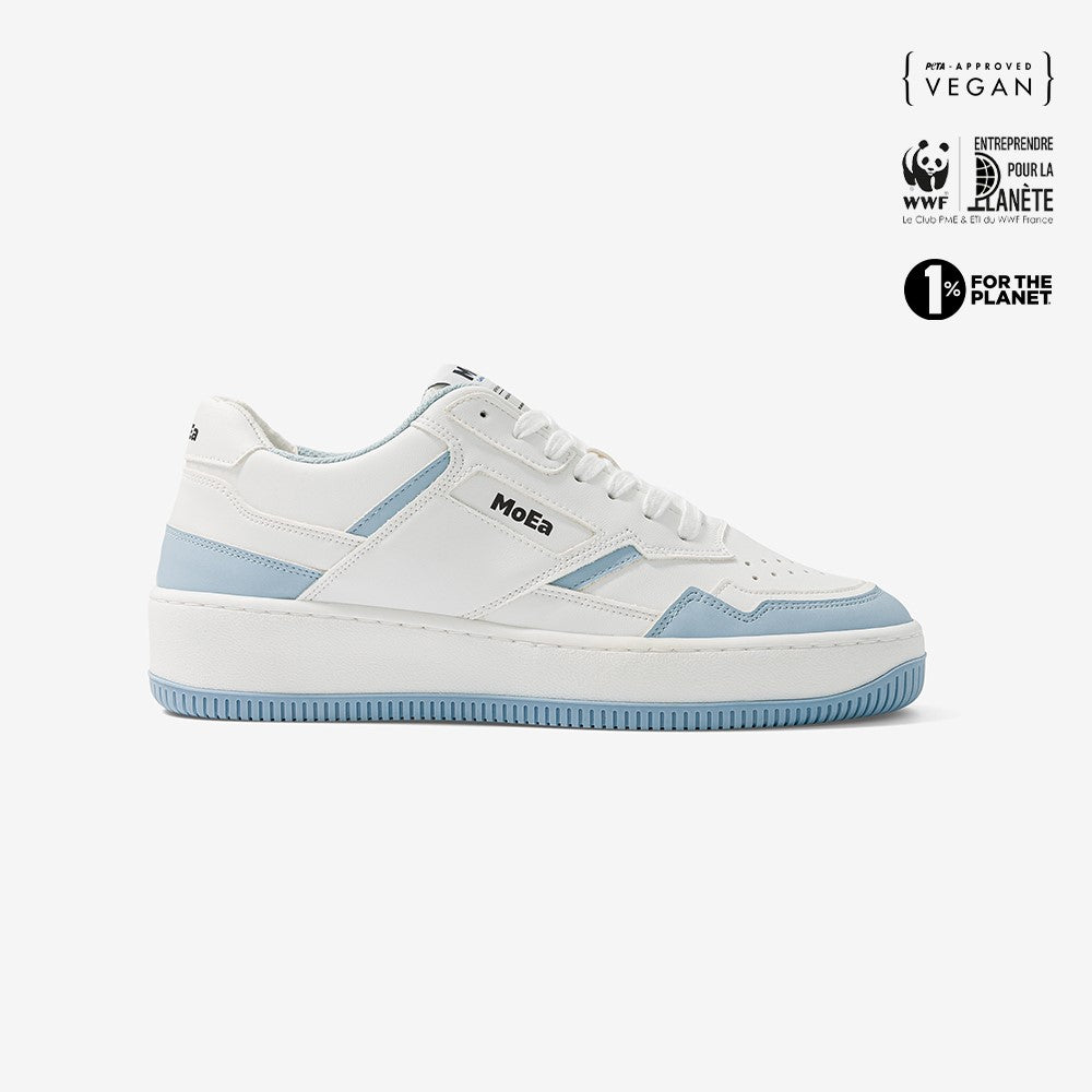 MoEa // Sneaker // Gen1 White & Sky Blue