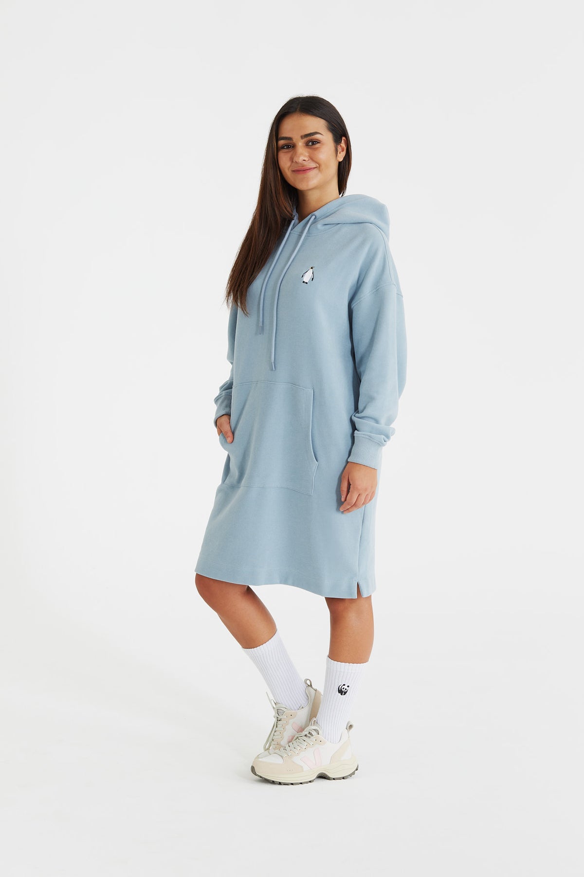 Reflect Studio Sweatkleid // Pinguin // Hellblau