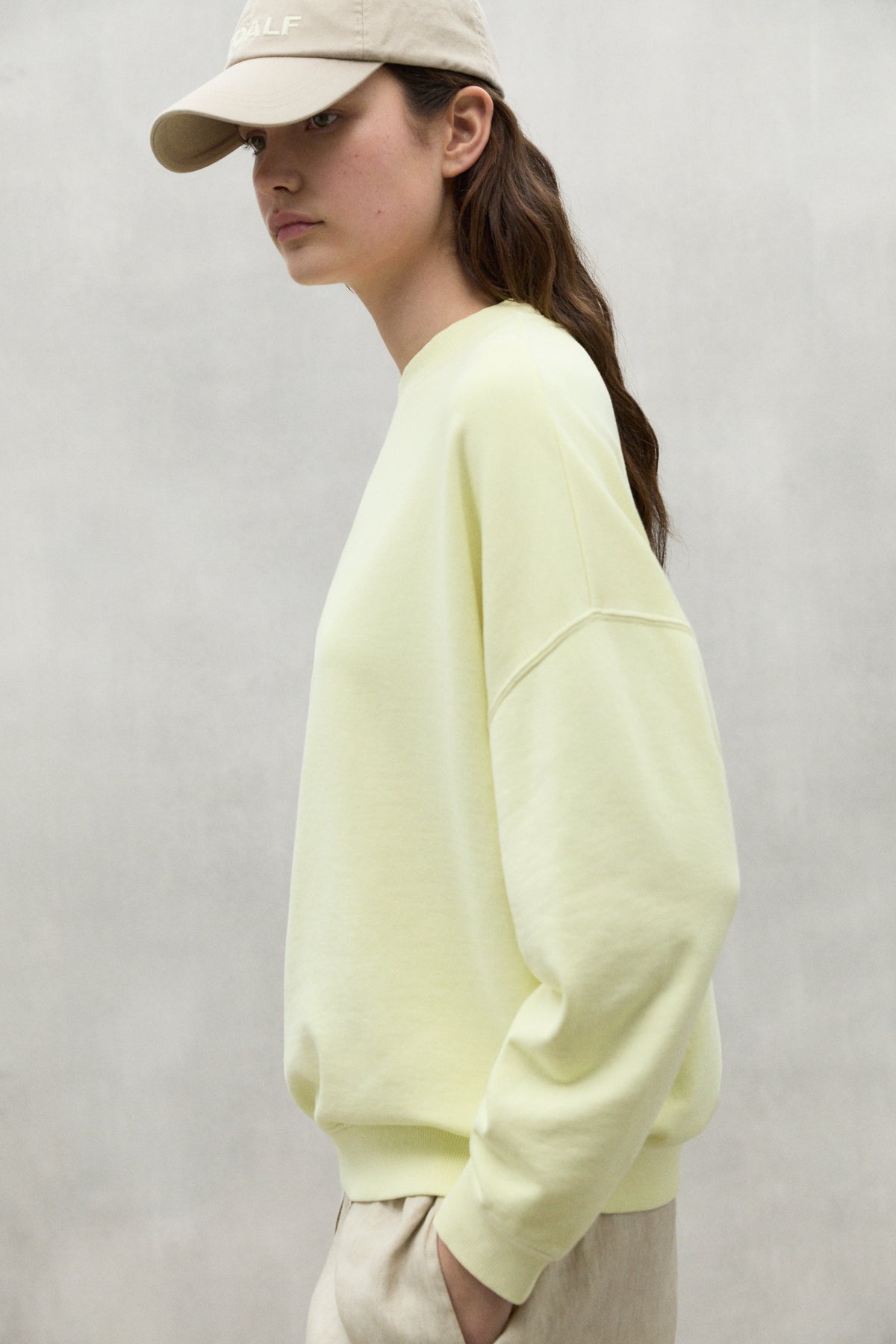 Ecoalf // Bogenalf Sweatshirt Woman // Soft Lime