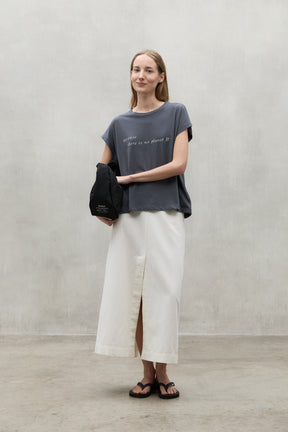 Ecoalf // Ennisalf T-Shirt Woman // Grey Blue