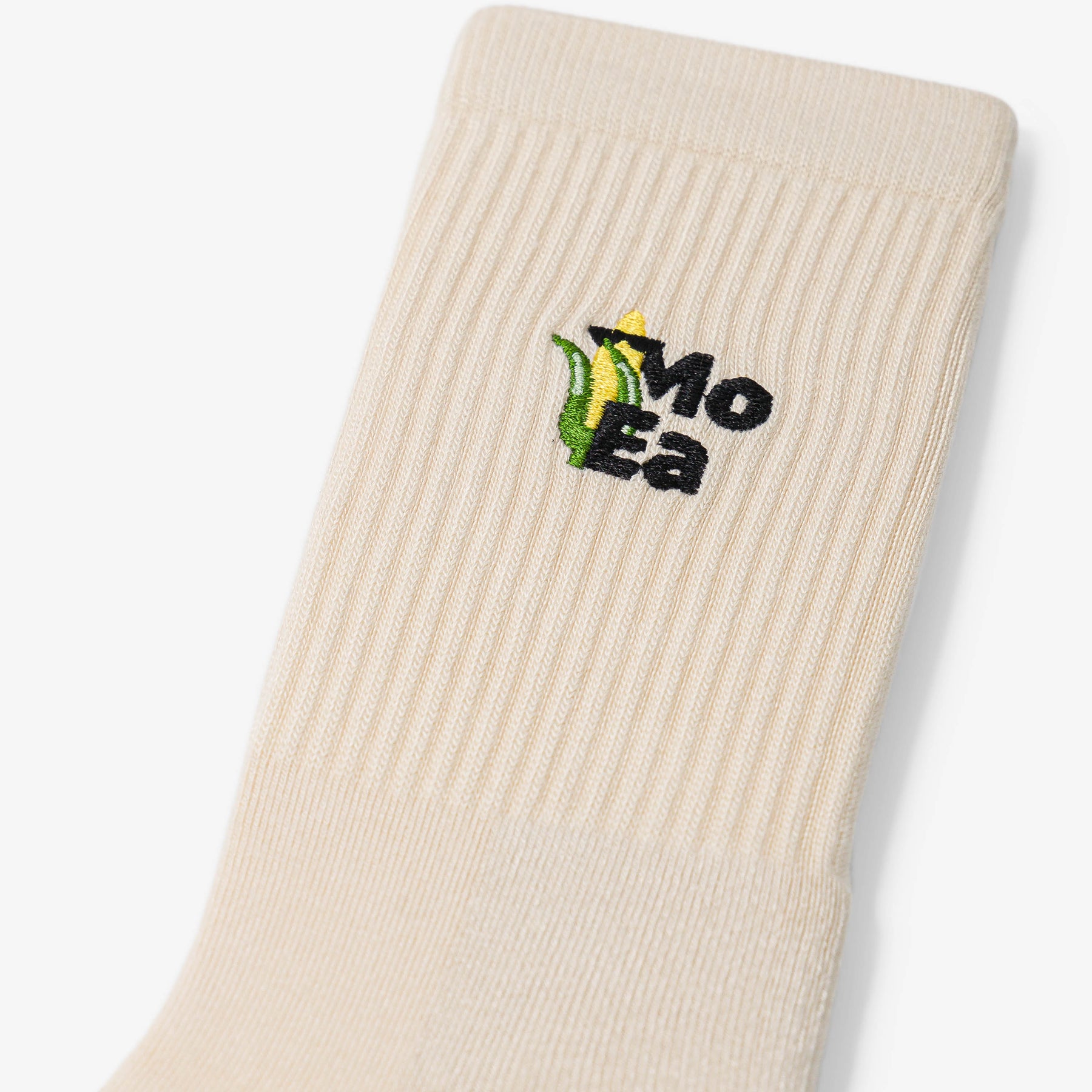 MoEa Socken // Mais // Beige & Weiß