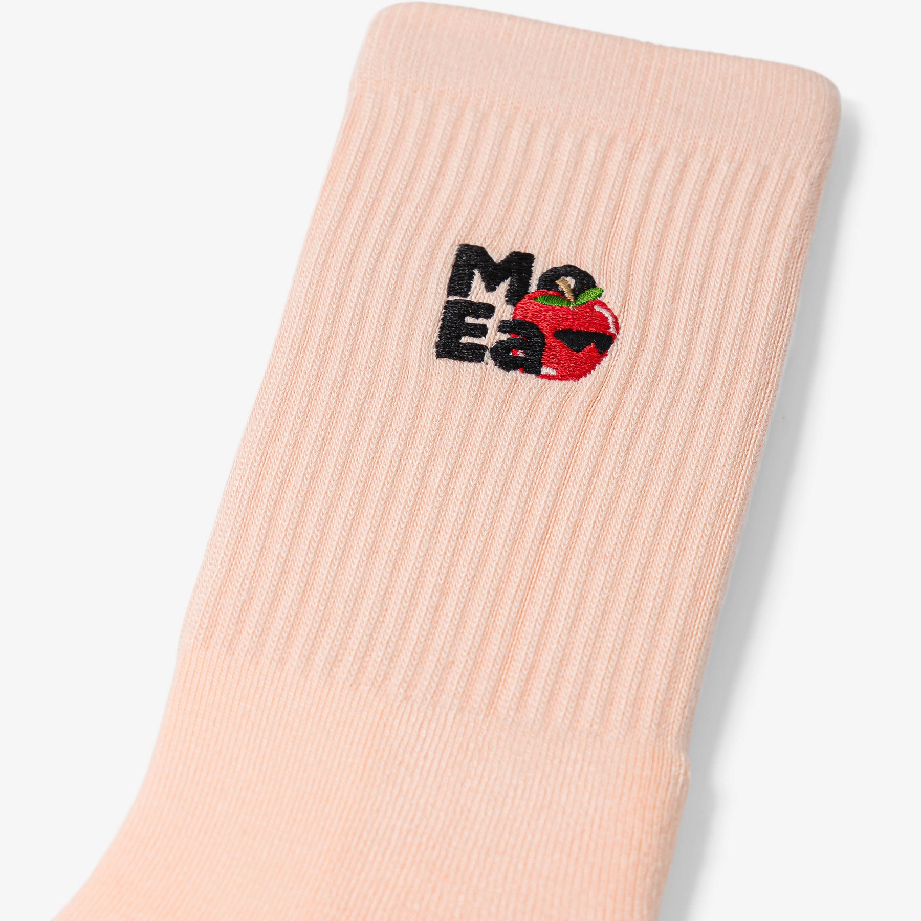 MoEa Socken // Apfel // Rosa & Weiß