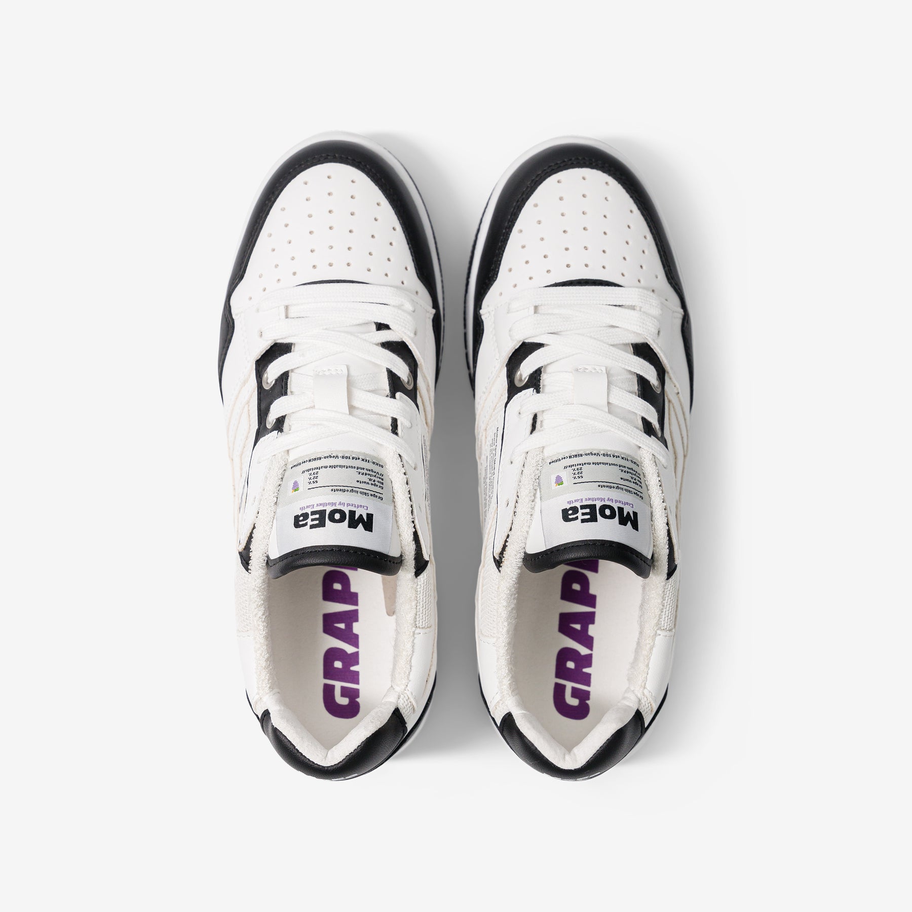 MoEa // Sneaker // Gen2 Grapes White & Black