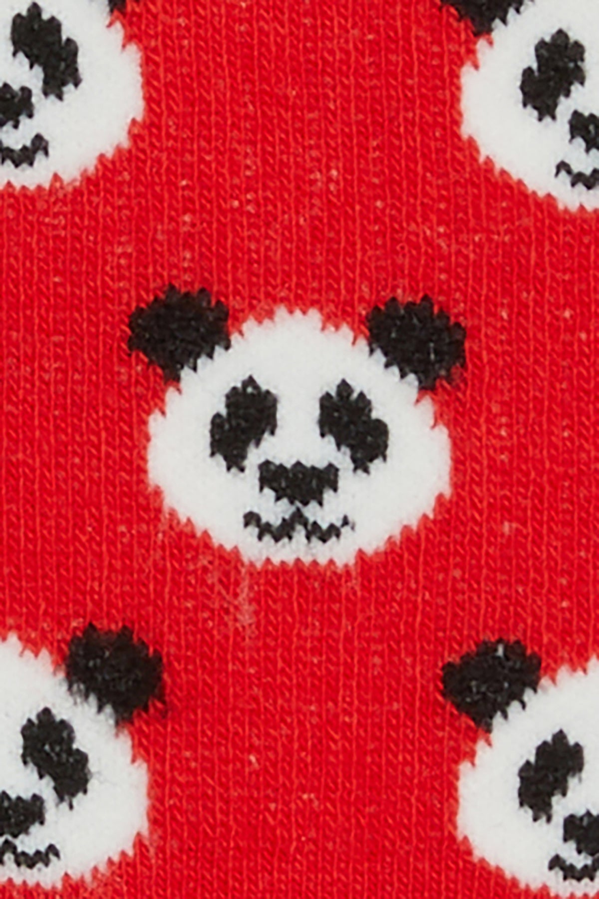 Reflect Studio // Socken // Panda-Muster // Rot