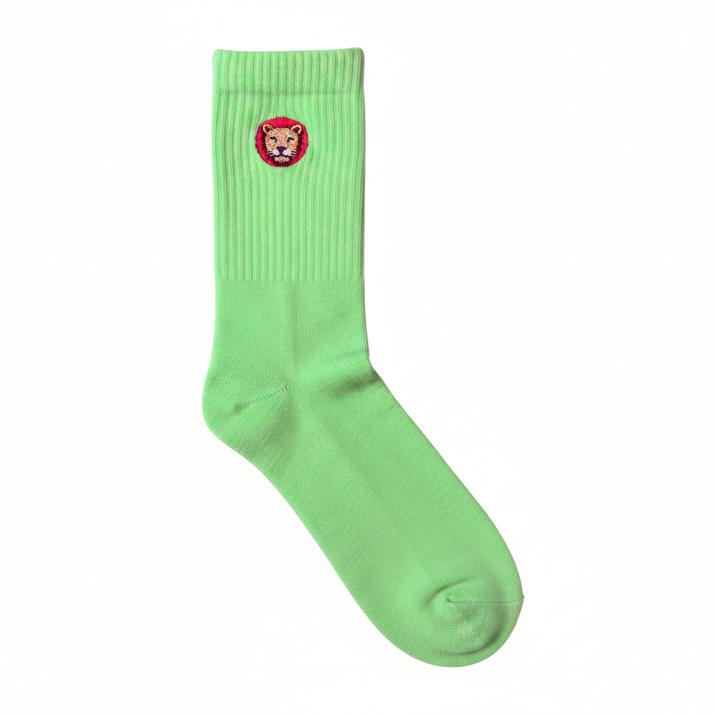 Socken // Löwe // hellgrün