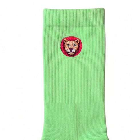 Socken // Löwe // hellgrün