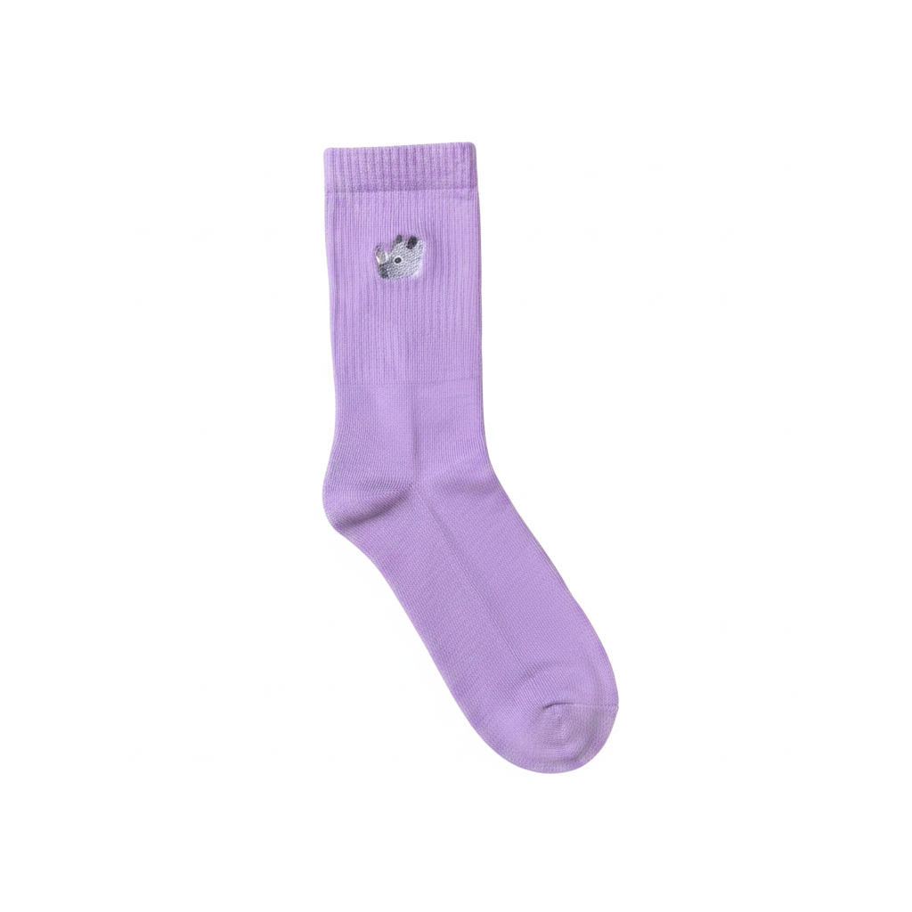 Socken // Nashorn // fliederfarben