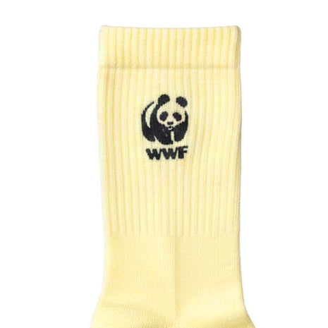 Socken // Panda // vanillegelb