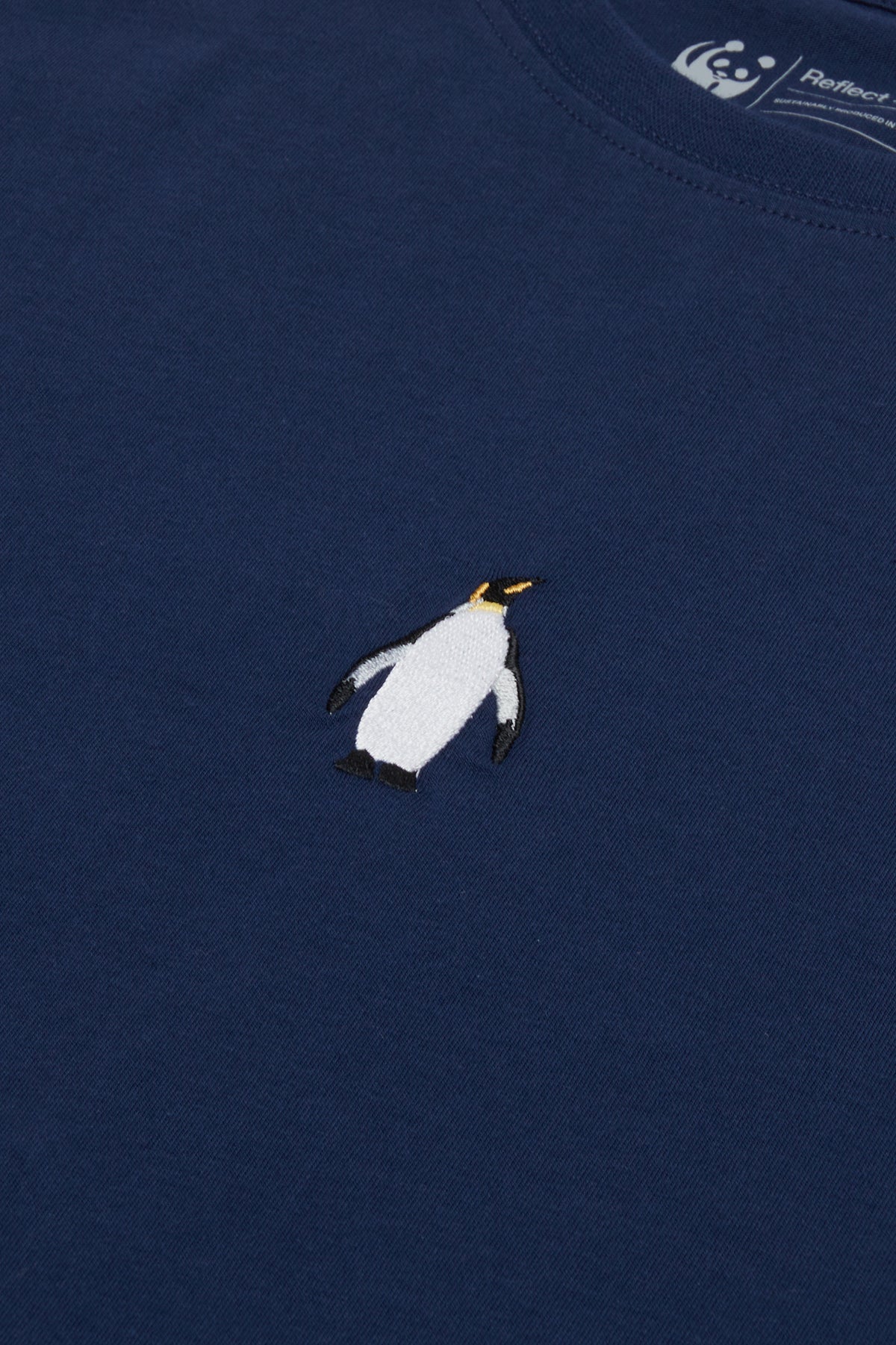 Reflect Studio // Unisex regular-fit T-Shirt // Pinguin // Blau