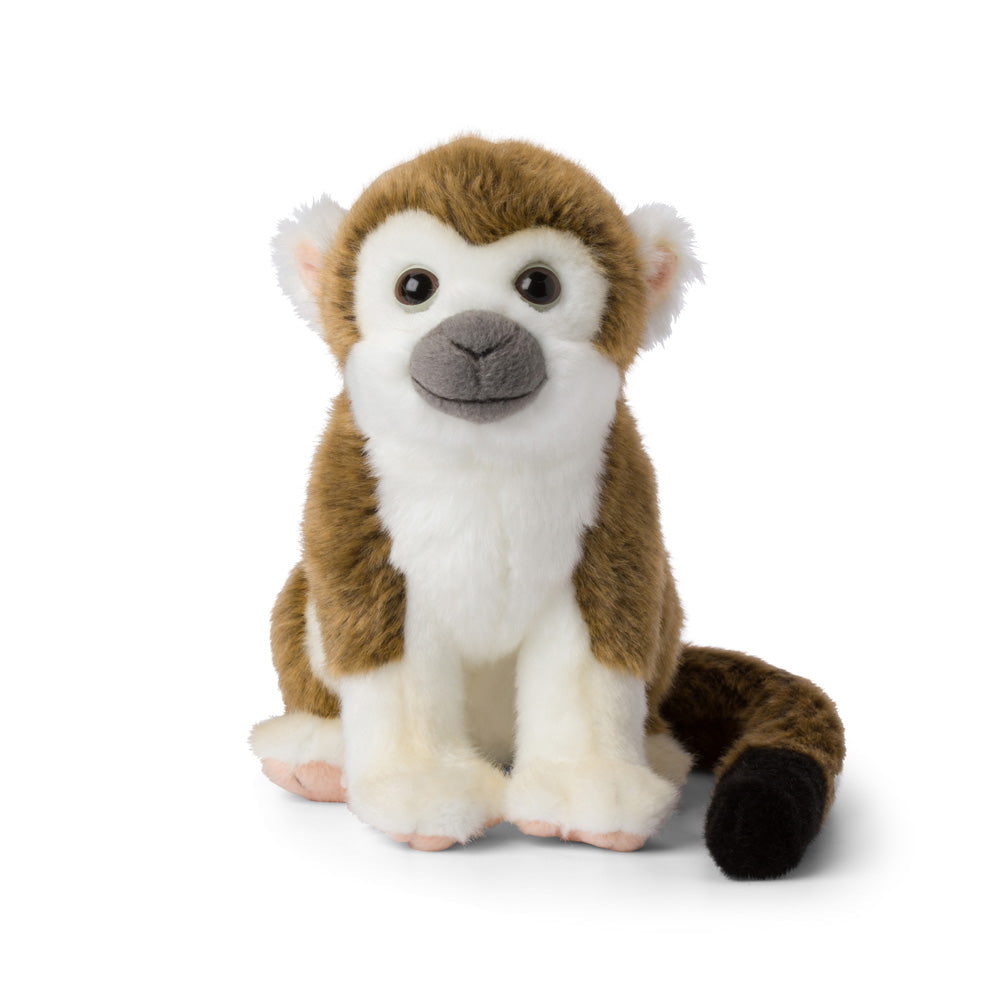 WWF Plüschtier // Totenkopfäffchen // Braun & Weiß // 23 cm