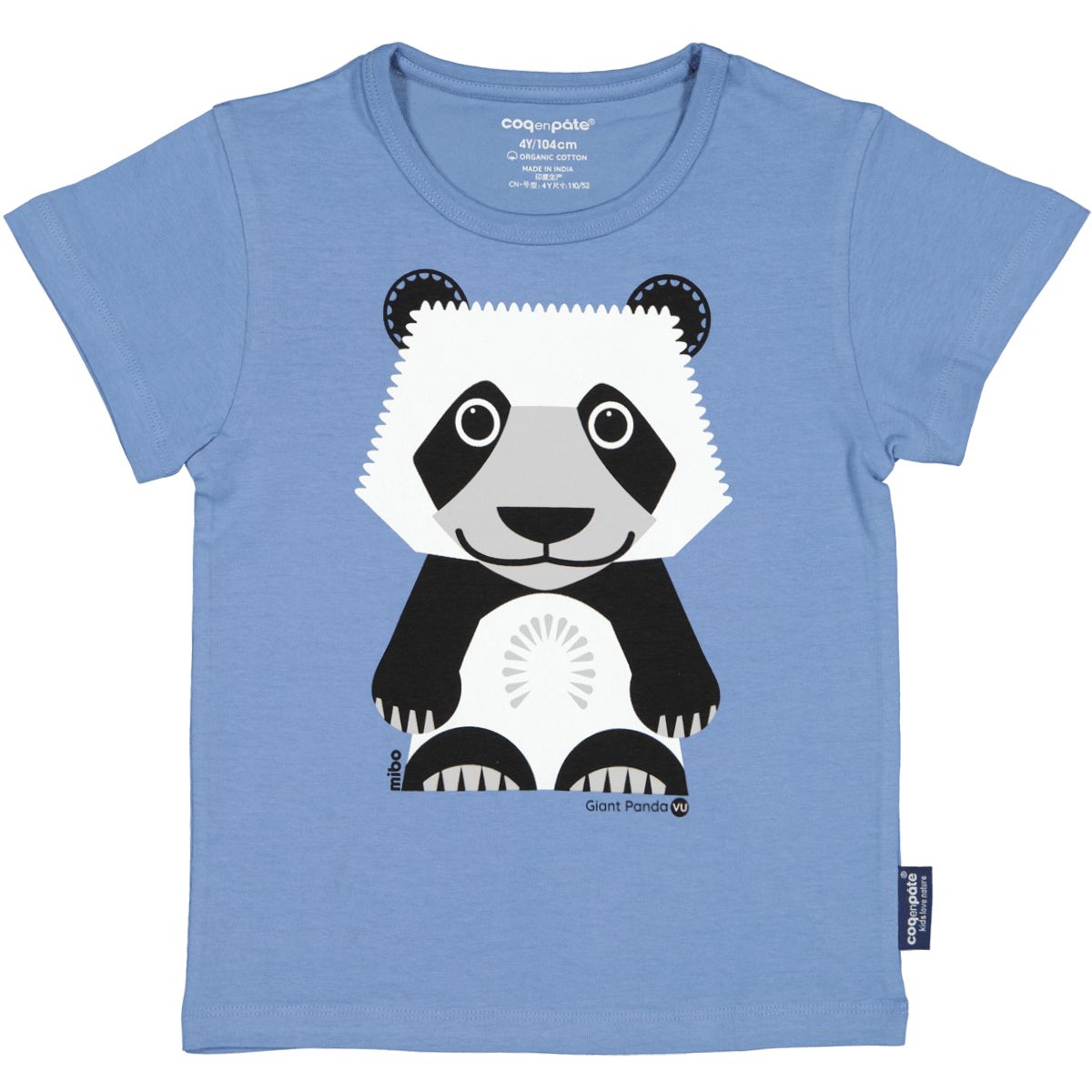 Coq en Pate // Kinder T-Shirt // Panda // violett
