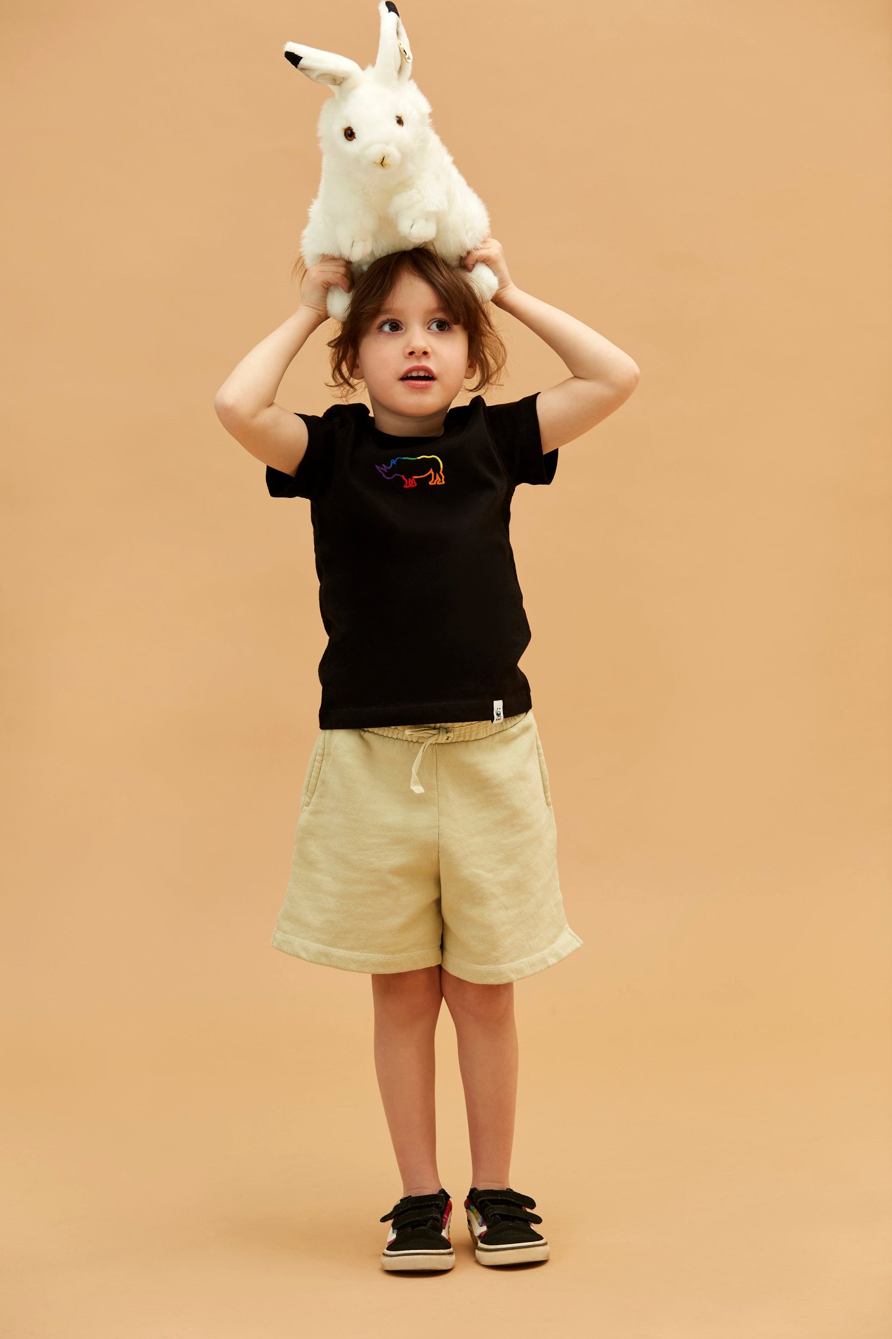 Kinder T-Shirt // Rhino // Schwarz