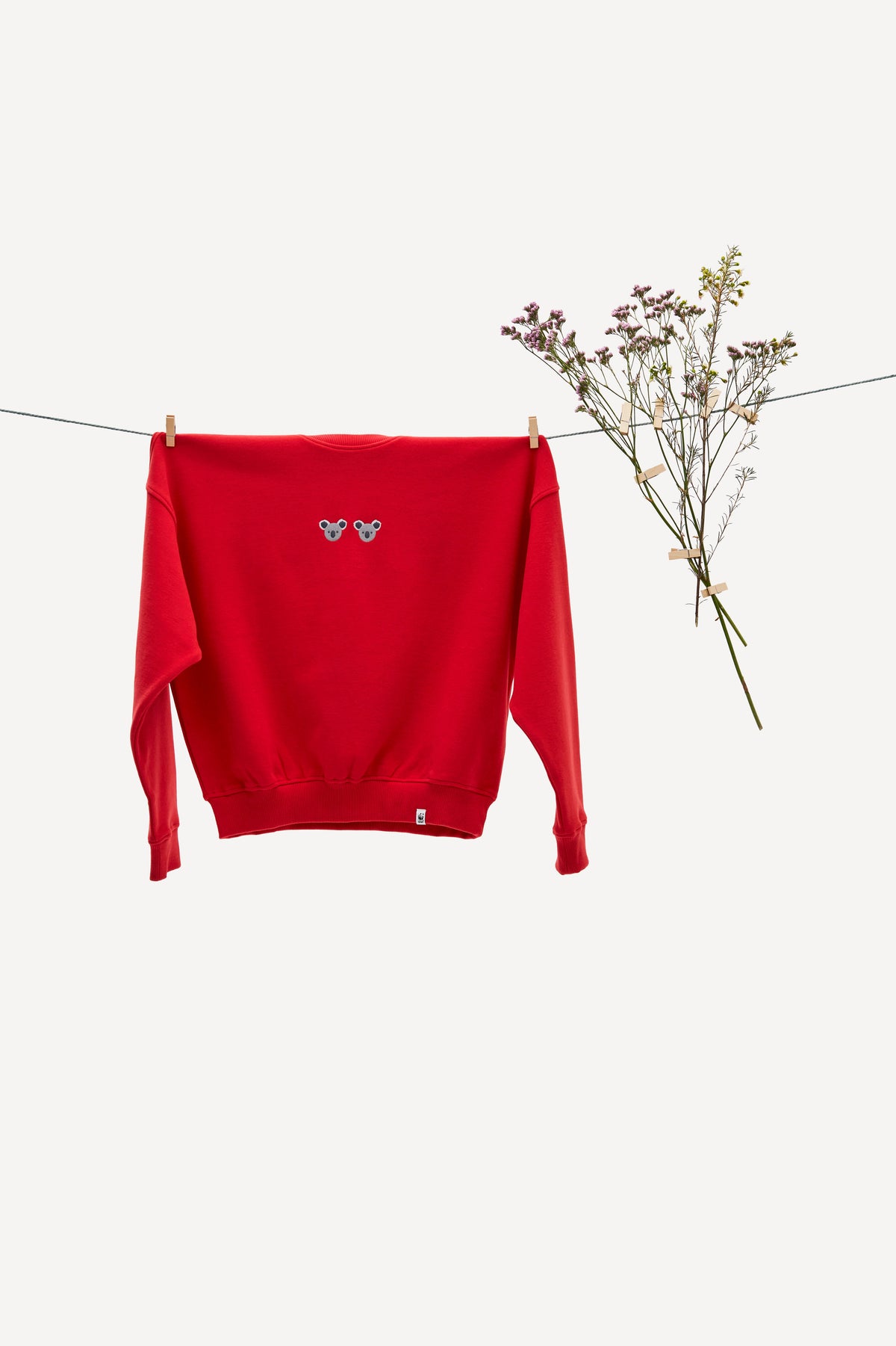 Unisex Sweatshirt // Koalas // Rot