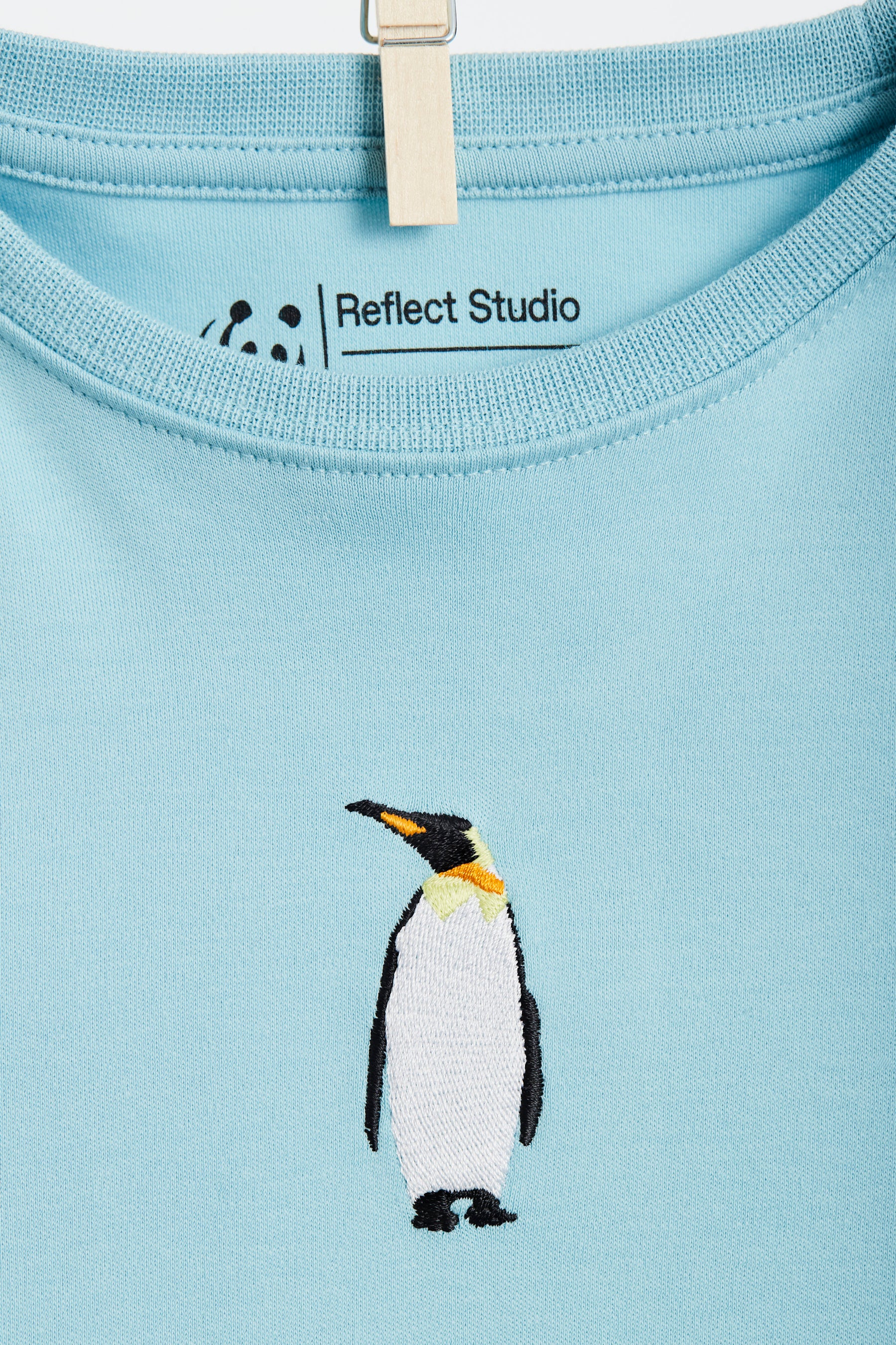 Kinder T-Shirt // Pinguin // Mint