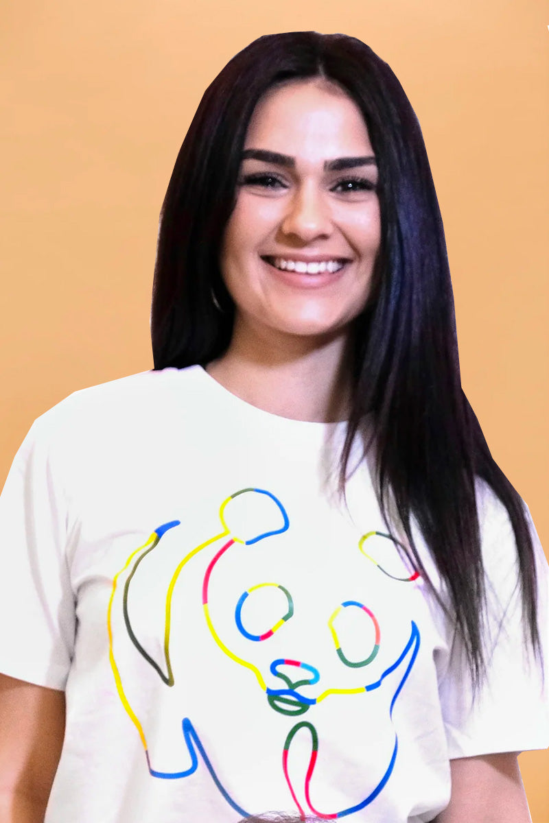 Unisex T-Shirt // Rainbow Panda
