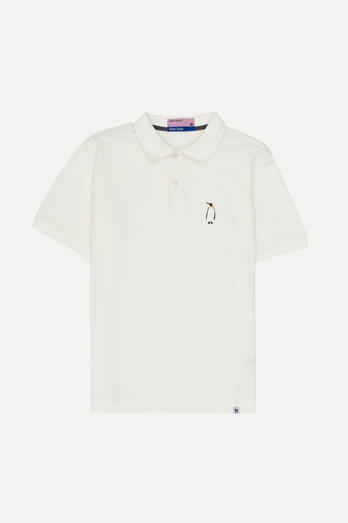 Polo Shirt // Pinguin // Weiß
