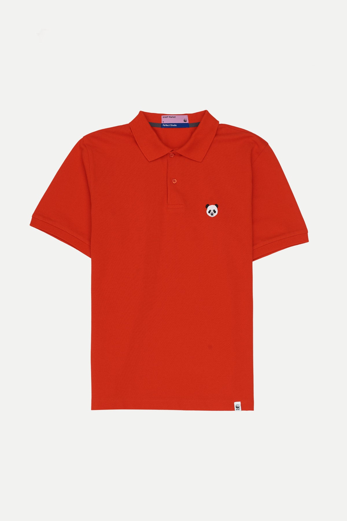 Polo Shirt // Panda // Rot