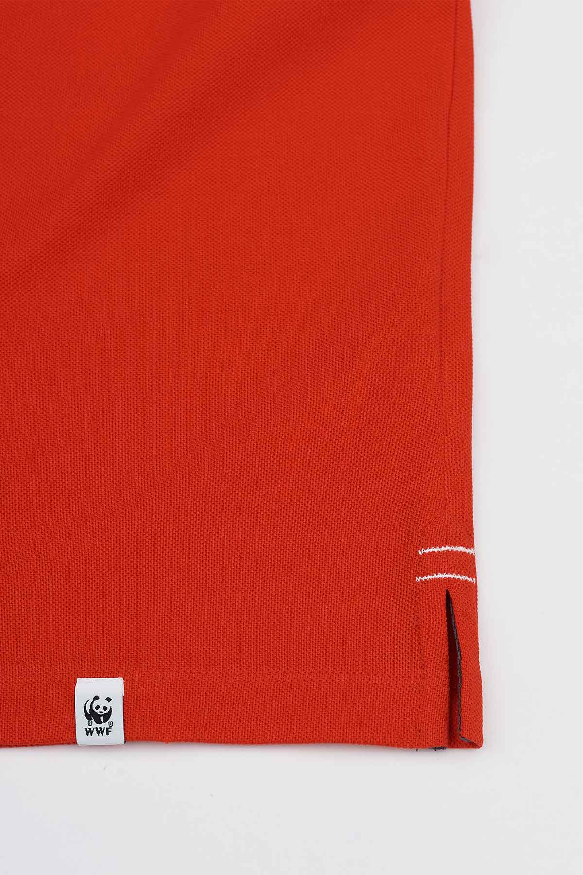 Polo Shirt // Panda // Rot