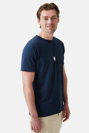 Reflect Studio // Unisex regular-fit T-Shirt // Pinguin // Blau