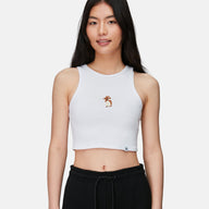 Reflect Studio // Frauen Tank Top // Eichhörnchen // Weiß