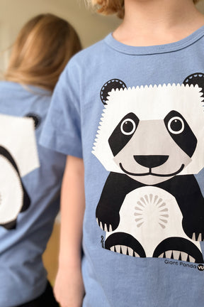 Coq en Pate // Kinder T-Shirt // Panda // violett