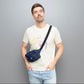 Unisex Cross Body Bag // 2 Liter // Nashorn // blau