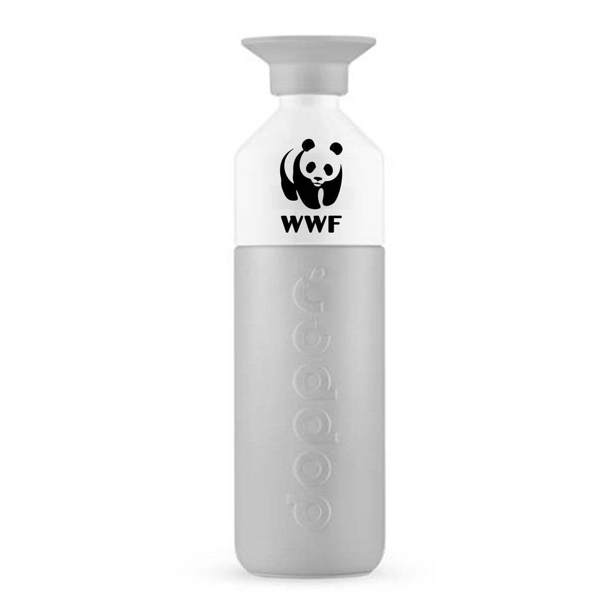 Dopper Steel Trinkflasche mit WWF Logo (800 ml) // Crisp Grey