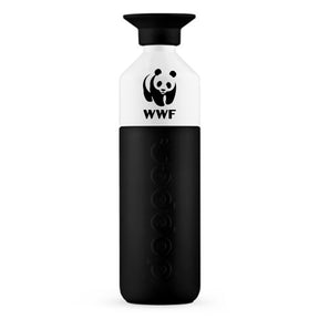 Dopper Steel Trinkflasche mit WWF Logo (800 ml) // Deep Black