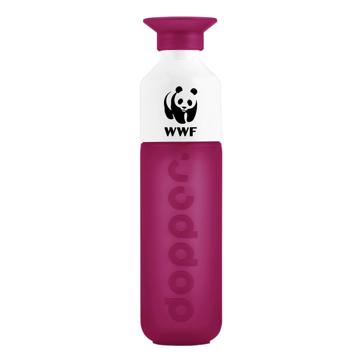 Dopper Original Trinkflasche mit WWF Logo (450 ml) // Funky Fuchsia