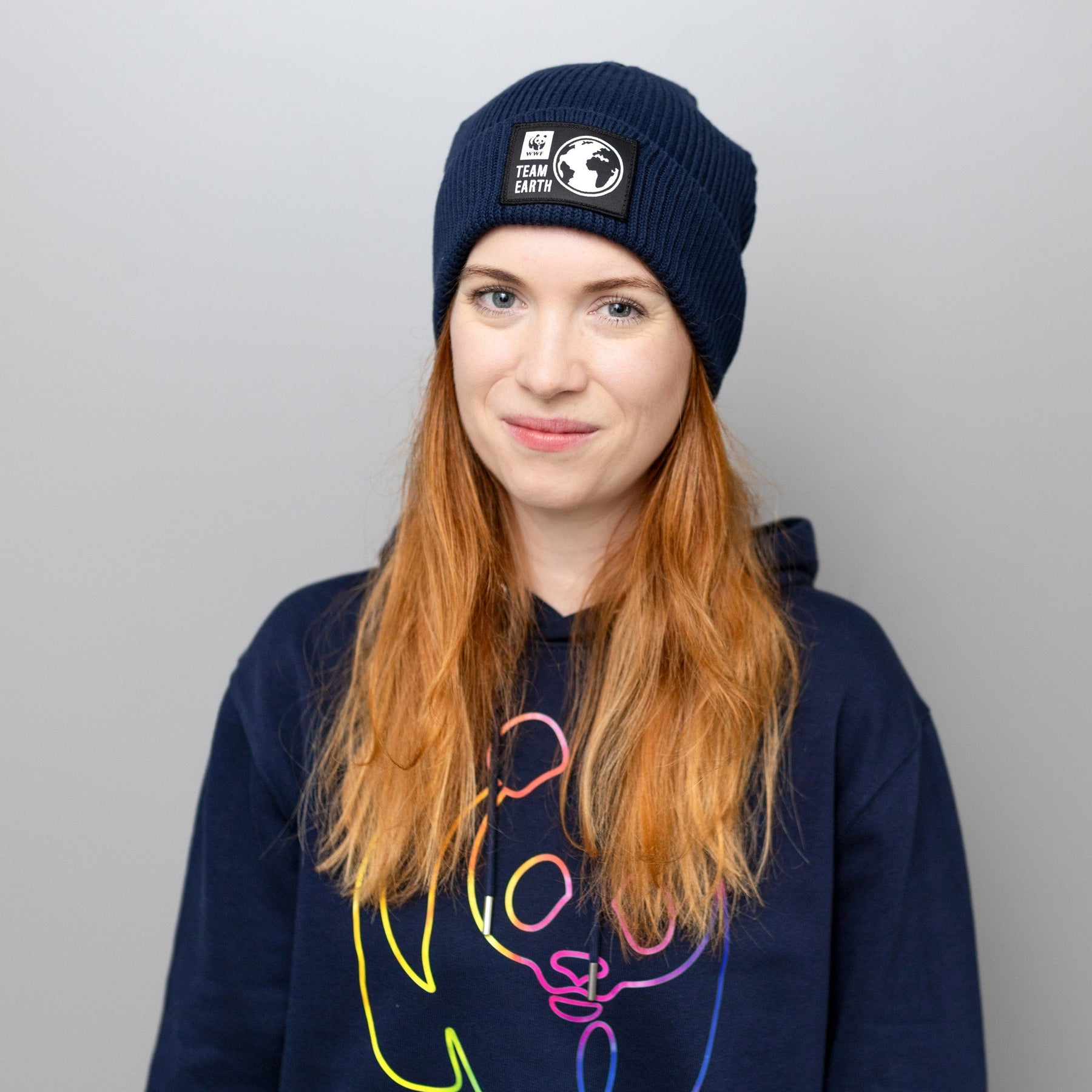 Unisex Beanie // Team Earth // French Navy