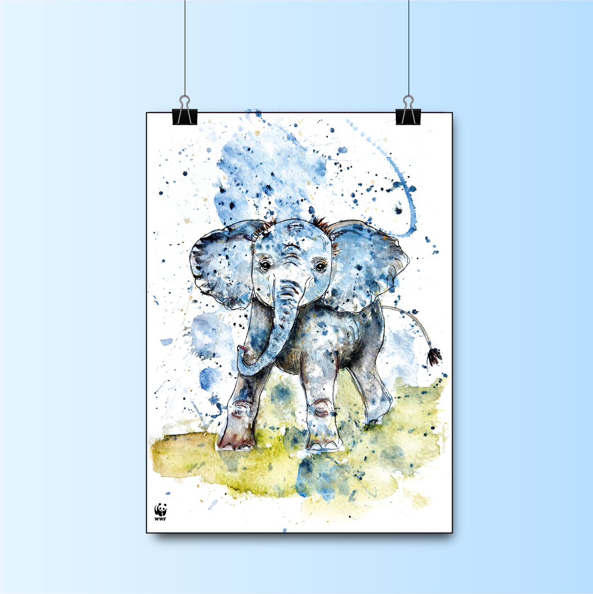 Geburtsposter // Elefant