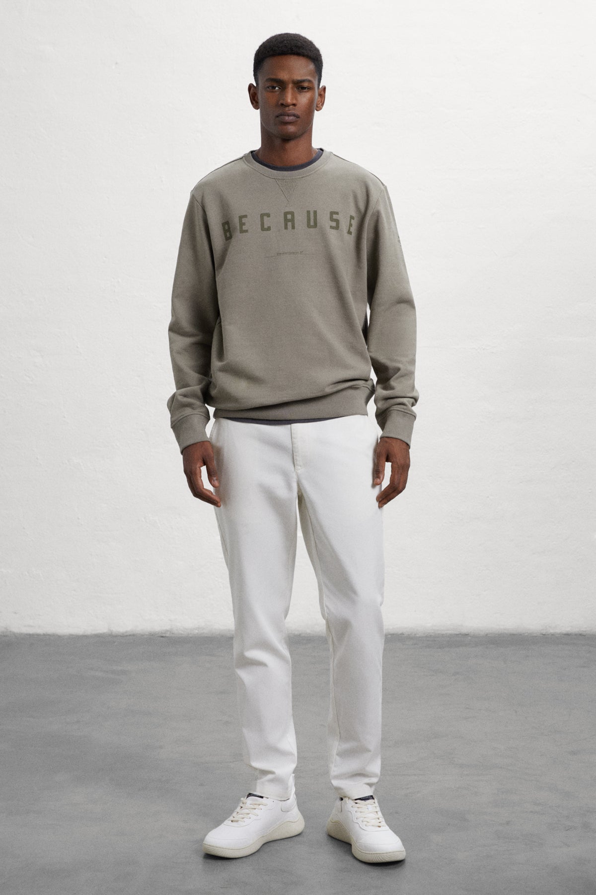 Ecoalf // Comoalf Sweatshirt Man // Washed Stone