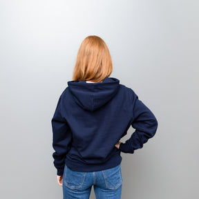 Unisex Hoodie // Rainbow Panda // Navy