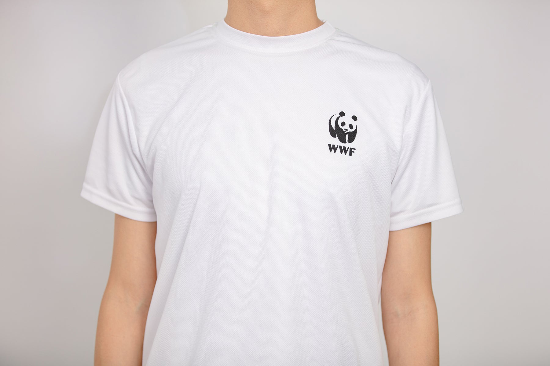 WWF Laufshirt // Team Panda // Weiß