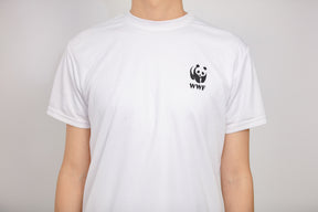 WWF Laufshirt // Team Panda // Weiß