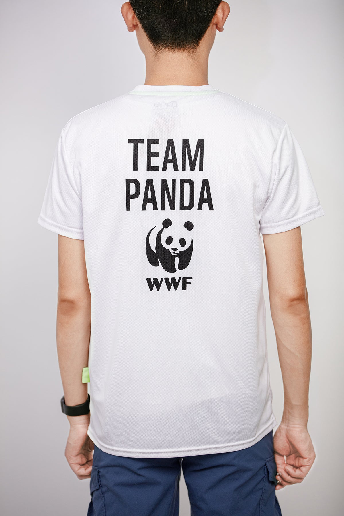 WWF Laufshirt // Team Panda // Weiß