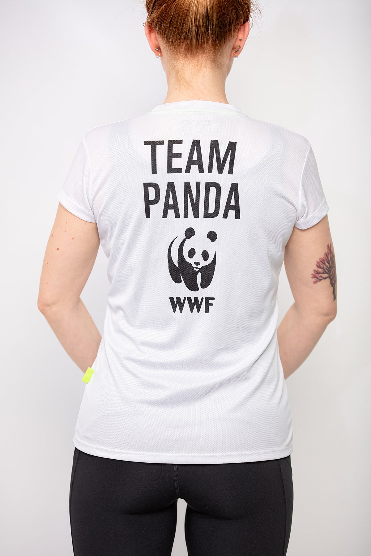 WWF Laufshirt // Team Panda // Weiß