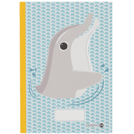 Coq en Pate // A5 Notizbuch // Delfin // Türkis