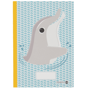 Coq en Pate // A5 Notizbuch // Delfin // Türkis