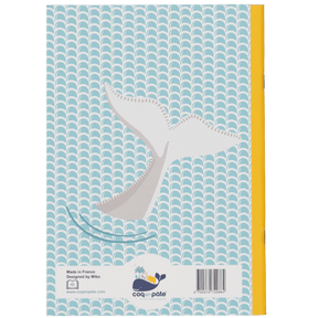 Coq en Pate // A5 Notizbuch // Delfin // Türkis